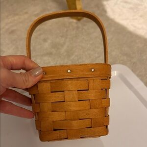LongabergerTan Woven Basket Handbag